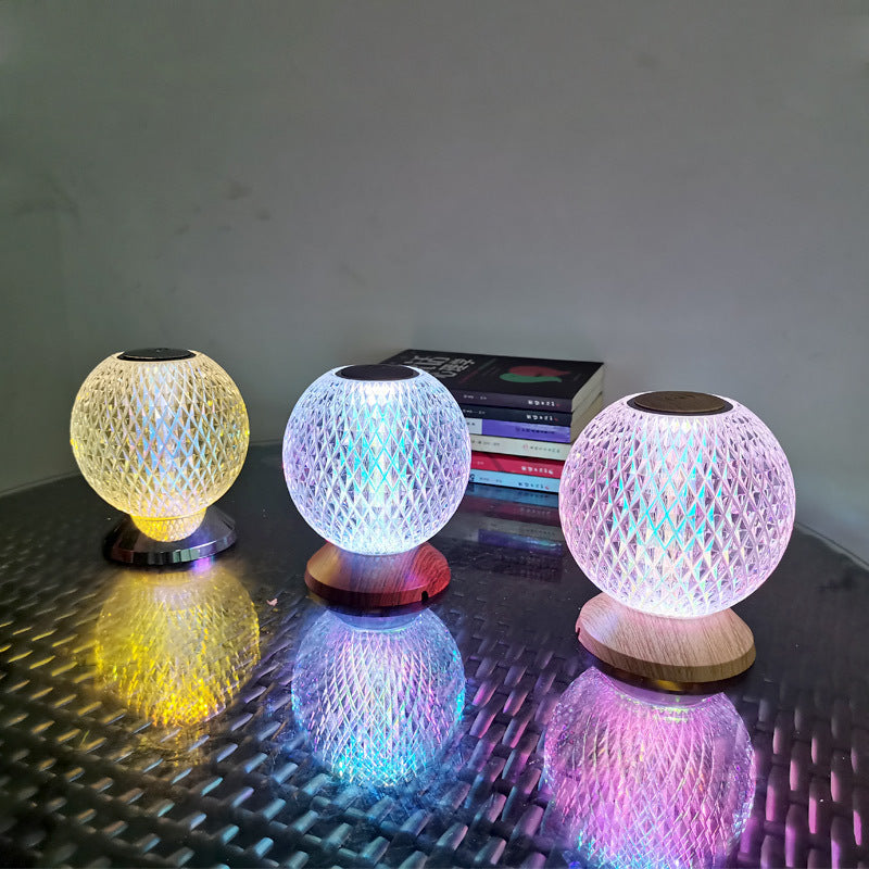 Acrylic Crystal LED Touch Switch Lamp