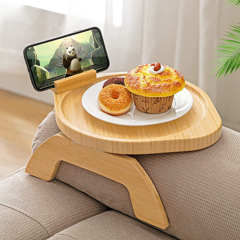 Portable Bamboo Sofa Tray