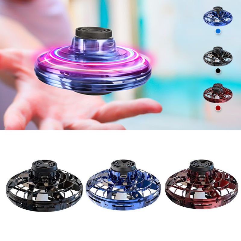 Mini LED UFO Fingertip Spinner