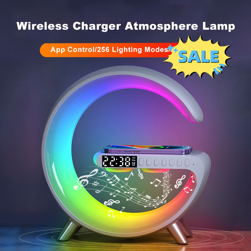 LED Wireless Charger With Atmosphere Lamp