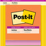 Post-It Super Sticky Notes, 3X3 In, 3 Pads, 2X the Sticking Power, Bright Colors (Orange, Pink, Green), Recyclable (3321-SSAU)
