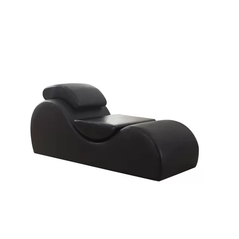 Quiroz Vegan Leather Chaise Lounge