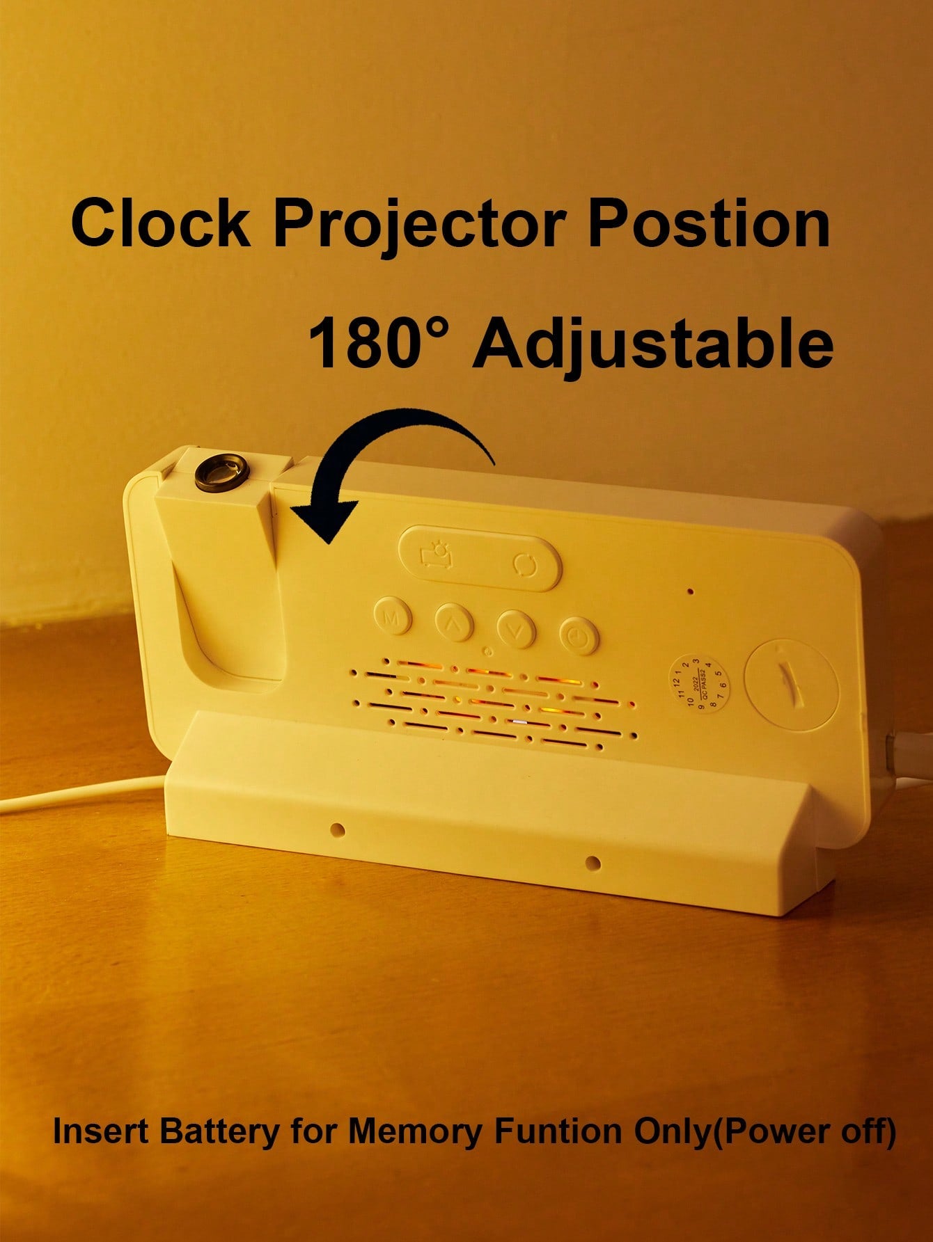 1Pc Multifunction LED Clock