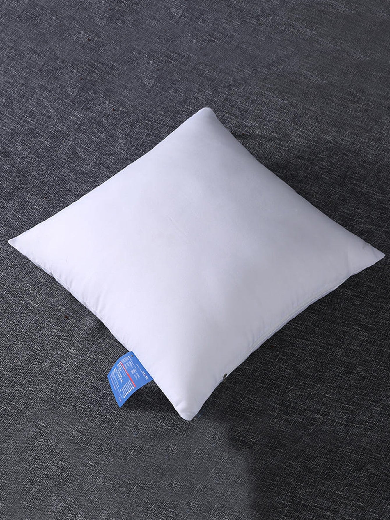 1Pc Solid Color White Decorative Pillow, Modern Polyester Multifunction Decorative Pillow for Home