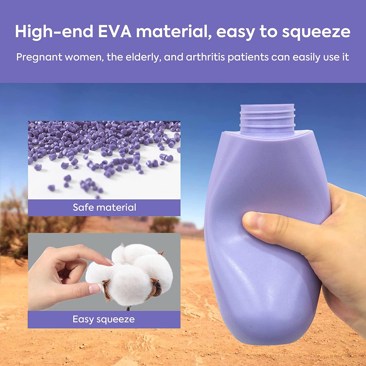 Portable Bidet Peri Bottle for Women Travel Men Personal Bidet Attachment for Toilet Handheld Bidet (Purple)