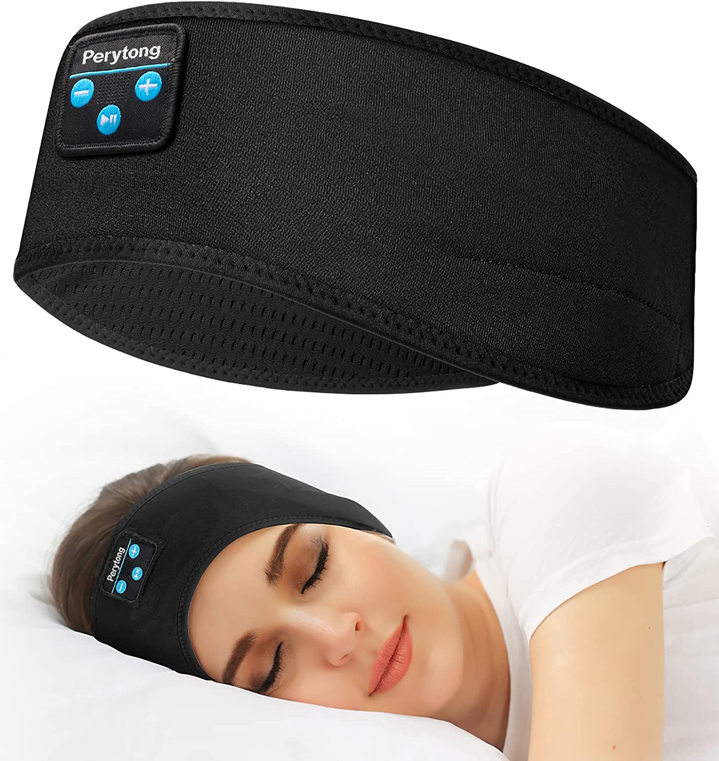 Sleep Headphones Bluetooth Headband Wireless Headphone Headband for Side Sleepers - Headphones for Sleeping - Sleeping Headphones for Insomnia Nuit Travel,Gift for Women Men Mom Dad