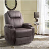 Faux Leather Power Lift Recliner Chair with Massage and Heating Functions