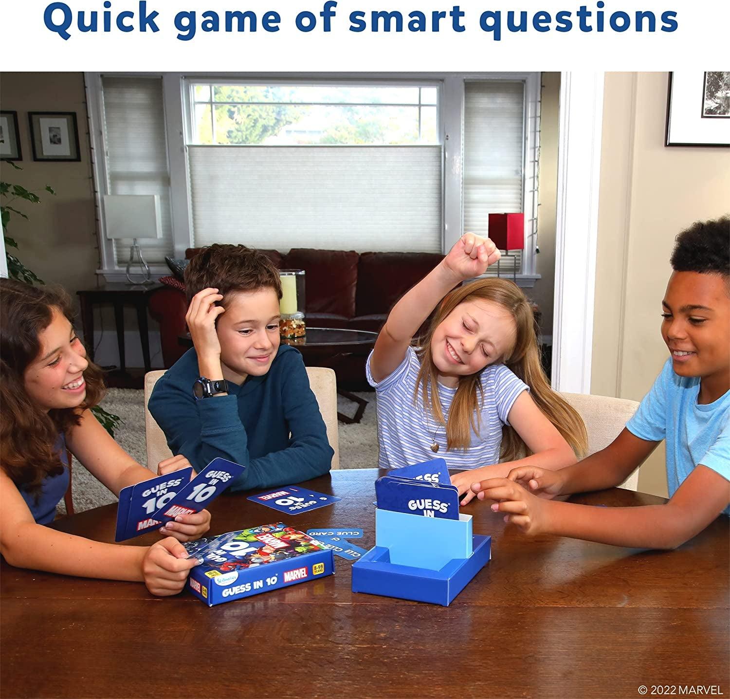 Skillmatics Marvel Card Game - Guess in 10, Quick Game of Smart Questions, Gifts for 8 Year Olds and Up, Fun Family Game